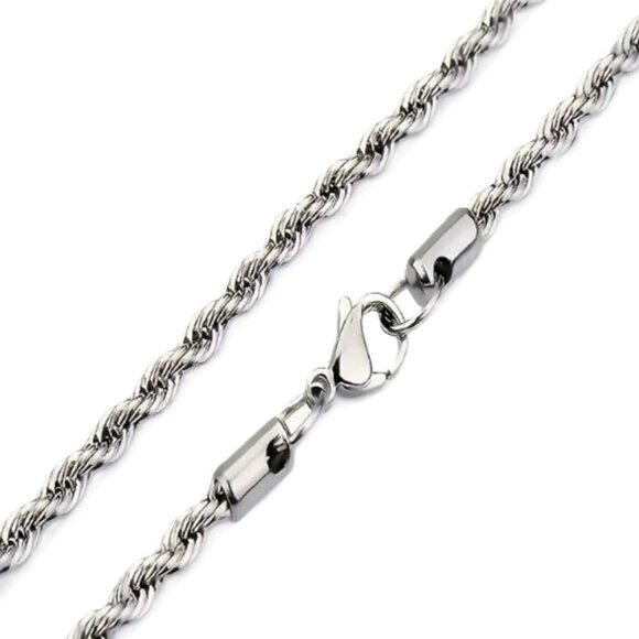 22 Inch Stainless Steel Snake Chain Necklace - Unisex Chain - Replacement Chain - Picture 2 of 6